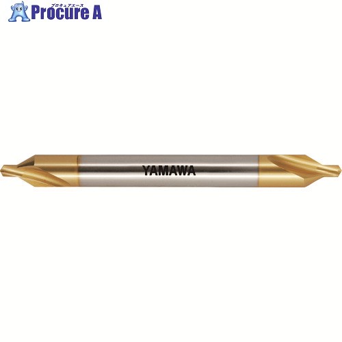 ヤマワ ロングシャンクコーティング弱捩じり溝A形60° 真っただ中穴せん孔機 CD-SL V L150 1X60°X4 CD-SL-V-150-1X60X4 1本 ▼215-0571  ●MA515