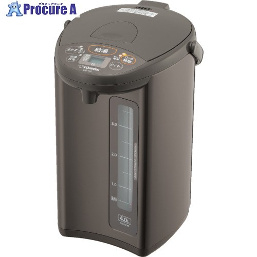 ZOJIRUSHI 電動ポット CD-WZ40-TM 1本 ▼556-1245 |プロキュアエース