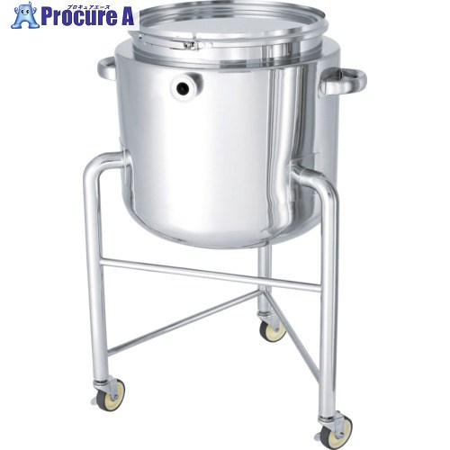 MONOVATE ステンレス鏡板型バンド式ジャケット容器脚付100L DT-CTL-J-L-47H 1個 ■▼136-0493 ※車上渡し