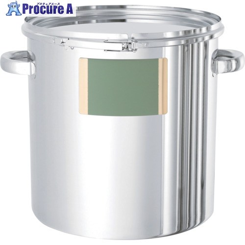 MONOVATE 判子座付ステンレス鋼密閉入れもの(ダンス楽隊式/EPDM) 45L CTL-LZ-39/PEL 1個 ■▼146-9785