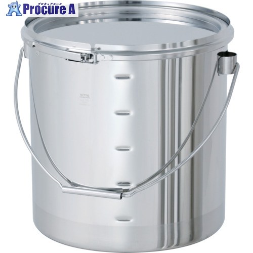 MONOVATE 吊り下げ式ステンレス鋼密閉入れもの 目盛付(ダンス楽隊式/FKM) 20L CTLB-M-30/PFL 1個 ■▼147-2929
