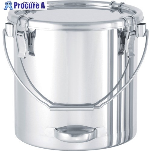 MONOVATE 吊り下げ式召し使い手持ち部分付密閉入れもの(ゼムクリップ式/FKM) 25L CTBD-33/PFA 1個 ■▼147-4524