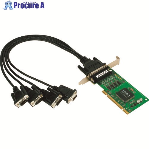 MOXA 4界面RS-232C ユニバーサルPCI界面 広々とした熱度模範例 CP-104UL-T 1個 ■▼168-4955 【貨物輸送都度積もり書き】