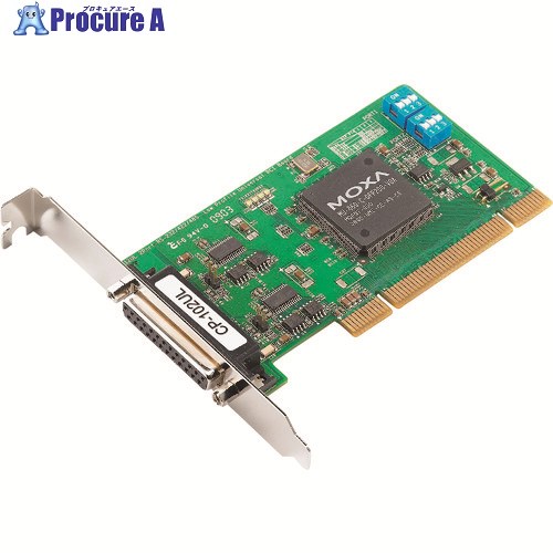 MOXA 2ポートRS-232C/422/485 ロープロファイル ユニバーサルPCIボード ワイド温度モデル CP-112UL-T 1個 ■▼168-5629 【送料都度見積】|プロキュアエース