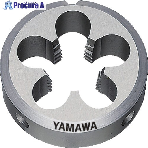 ヤマワ 管用テーパねじ用ソリッドダイス 左ねじ用 D LH PT 1-11 75径 D-LH-PT-1-11-75 1個 ▼215-7046  ●MA515