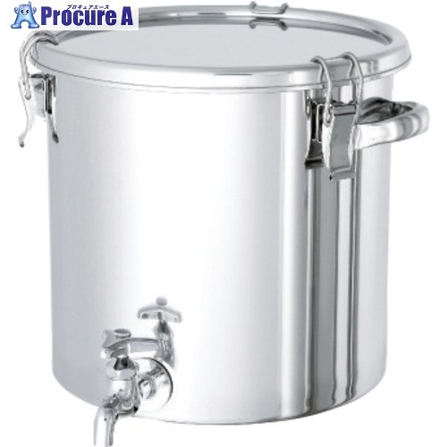 MONOVATE ステンレスタンク ストレート密閉タンク(蛇口付) 10L CTH-W-24 1個 ▼360-2851