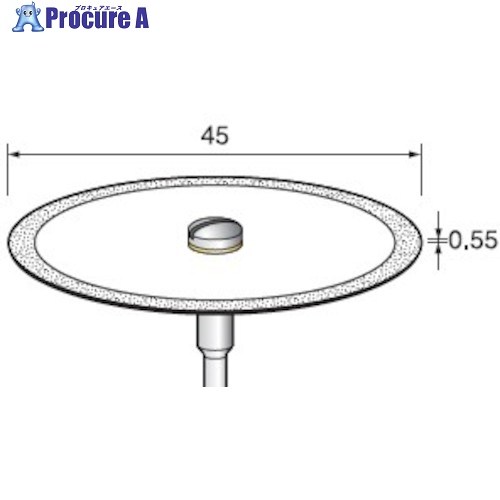アルゴファイル 電着金剛石レコード盤#140 Φ45X0.6 Φ6.0軸 DC682 1本 ■▼402-0560 【貨物輸送都度積もり書き】
