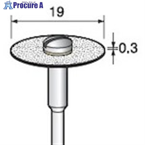 アルゴファイル 電着金剛石レコード盤全面#200 Φ19X0.3 Φ6.0軸 DC692 1本 ■▼402-0769 【貨物輸送都度積もり書き】