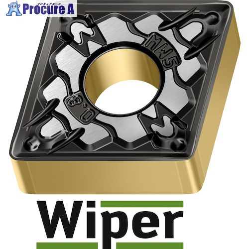 Walter 旋削加工用チップ 80&deg;菱形ネガタイプ WKK10S CNMG120412-MW5 WKK10S 10個 ■▼413-0270 【送料都度見積】 ●O585｜プロキュアエース
