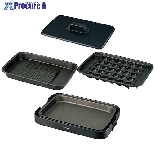 ZOJIRUSHI ホットプレート EA-KK30-BA 1台 ■▼434-5457 【送料都度見積】｜プロキュアエース