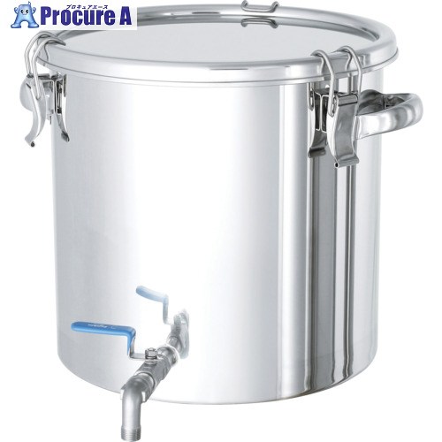 MONOVATE ステンレス鋼貯蔵タンク 引っ切り無い密閉貯蔵タンク(どんぶり鉢弁膜付) 10L CTHV-24 1個 ▼751-5871