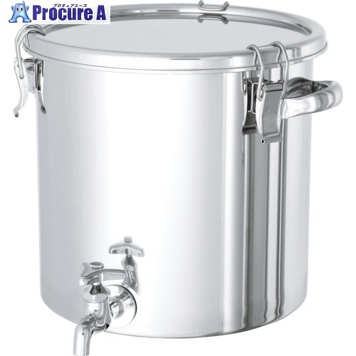 MONOVATE ステンレスタンク ストレート密閉タンク(蛇口付) 15L CTH-W-27 1個 ▼751-5961 ｜プロキュアエース