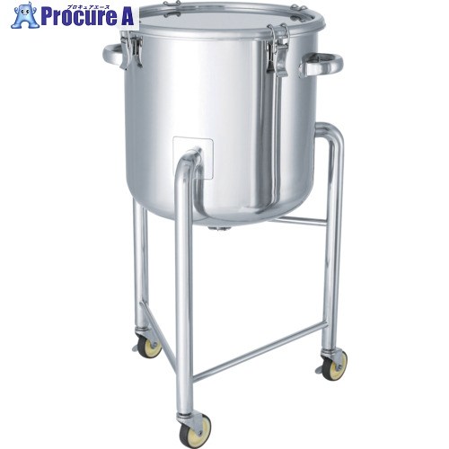 MONOVATE ステンレス鋼貯蔵タンク鏡板型ゼムクリップ式密閉入れもの脚付35L DT-CTH-L-36 1個 ■▼814-7029