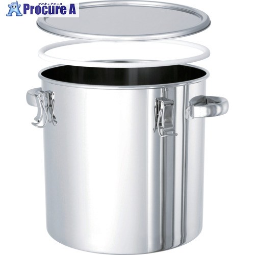 MONOVATE PTFEパッキン付316L密閉入れもの 10L CTH-PTFE-24-316L 1個 ■▼866-6491