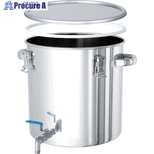 MONOVATE PTFEパッキン・ボールバルブ付密閉入れもの 100L CTHV-PTFE-47H 1個 ■▼866-6520