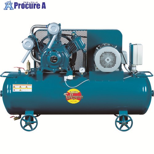 富士 レシプロコンプレッサー(給油式) 汎用形空冷コンプレッサー 11KW 50Hz FS-110LPMT-50 1台 ■▼116-4924 ※車上渡し|プロキュアエース