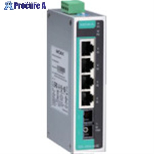MOXA 5界面(RJ45×4、マルチ流行り物SC繋ぎ×1) アンマネージド イーサネットスイッチ EDS-205A-M-SC 1台 ■▼168-5475