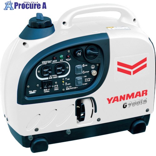 YANMAR 揮発油インバータ発生機 G続きもの 0.9kVA G900IS2 1台 ▼260-7704