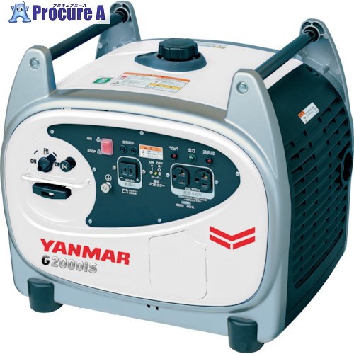 YANMAR ガソリンインバータ発電機 Gシリーズ 2.0kVA G2000IS2 1台 ■▼260-7705
