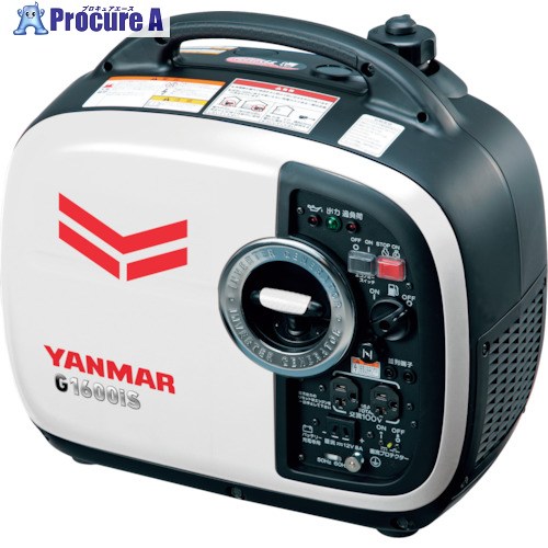 YANMAR ガソリンインバータ発電機 Gシリーズ 1.6kVA G1600IS2 1台 ■▼260-7709