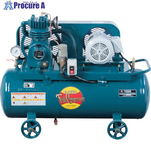 富士 汎用型空冷コンプレッサー0.75KW 50Hz FS-07ANMS(5) 1台 ■▼360-8070 ※車上渡し|プロキュアエース