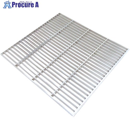OKUTANI 二相ステンレス鋼鋼軽さグレーチング SUS821L1 桝蓋 H20・P20・W600・L600 GR-821-P20H20-600X600 1枚 ■▼688-7681 【貨物輸送都度積もり書き】