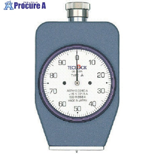 TECLOCK ゴム・プラスチック硬度計 GS-709N 1個 ■▼838-3324 【送料都度見積】|プロキュアエース