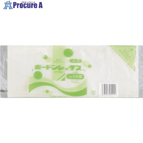 福助 ボードンレックス#25NO.11.5-30 4穴 100枚入 0454419 80袋 ■▼432-6660 【送料都度見積】