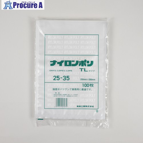 福助 無意味さ袋 ナイロンポリ TL手合い 25-35(25-35) 0714321 10袋 ■▼663-9285 【貨物輸送都度積もり書き】 その他-袋-日用消耗品