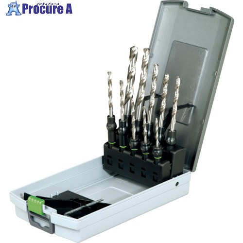FESTOOL ドリルビットケース(3-10mm 10本) Twist dril(495128) 00523543 1S ■▼824-5679 【送料都度見積】