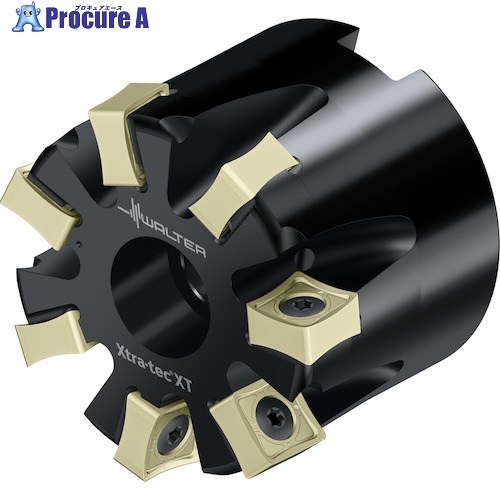 Walter フェースミルカッター M5012-Bボア穴印字機 7枚刃 M5012-063-B22-07-10 1個 ■▼412-2414 【貨物輸送都度積もり書き】 ●O585