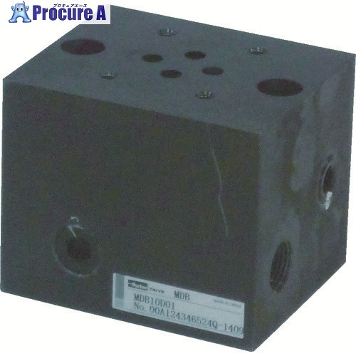 TAIYO マニホールドブロック MD1VW01 1個 ■▼765-4014 【貨物輸送都度積もり書き】