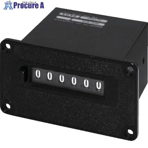 LINE 電磁カウンター(リセットツキ)6桁 MCR-6PN AC100V 1個 ■▼838-3790 【送料都度見積】｜プロキュアエース