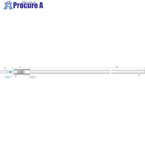 アルゴファイル シャンクアダプター Φ6粍軸X340L ( Φ8.0) MR232 1本 ■▼399-6841 【貨物輸送都度積もり書き】