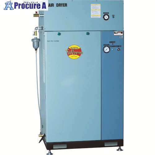 富士 レシプロコンプレッサー(給油式) ドライヤー付低圧パッケージ形コンプレッサ 7.5KW 50Hz NLP-75LPRD50 1台 ■▼116-4918 ※車上渡し|プロキュアエース