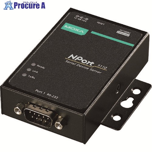 MOXA NPORT 5110-T NPORT 5110-T 1個 ■▼168-4974 【貨物輸送都度積もり書き】 木材・建築資材・設備-電設資材