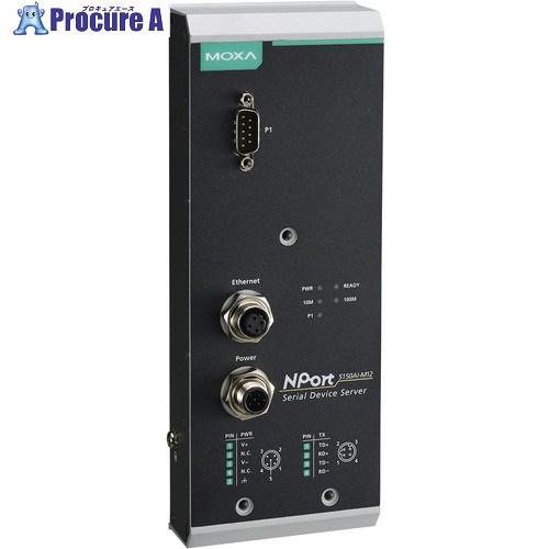 MOXA NPORT 5150人工知能学-M12-T NPORT 5150人工知能学-M12-T 1個 ■▼168-5216 【貨物輸送都度積もり書き】