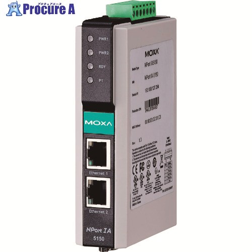 MOXA NPORT IA-5150 NPORT IA-5150 1個 ■▼168-8290 【貨物輸送都度積もり書き】
