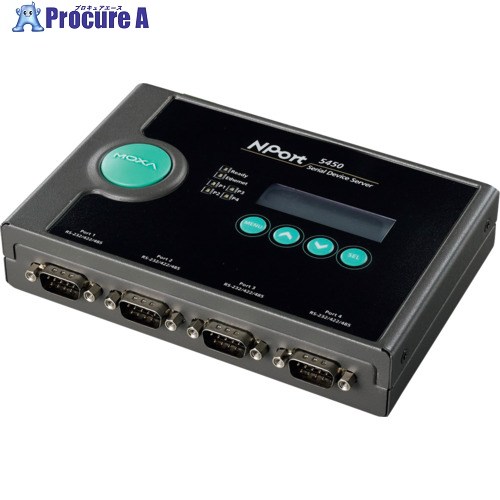 MOXA NPORT 5450人工知能学-M12-CT NPORT 5450人工知能学-M12-CT 1個 ■▼168-8304 【貨物輸送都度積もり書き】