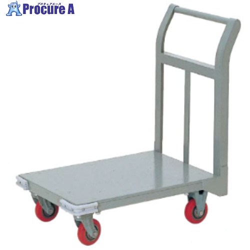 ヨドノ 片袖小型運搬車 650x450仕様 FCD車輪付 NO.21S-FCD 1台 ■▼601-4570 【送料都度見積】｜プロキュアエース