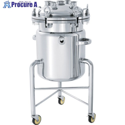 MONOVATE ステンジャケット型フランジオープン加圧容器脚付20L PCN-O-J-L-20 1個 ■▼136-2016 ※車上乗り合い船