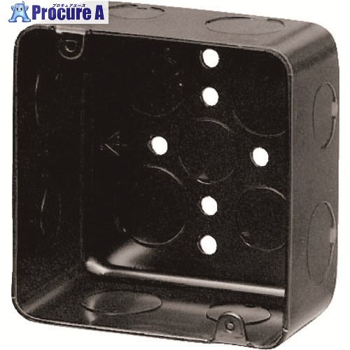 未来時制 鉄アウトレットボックス中形四角 OF-MB-4N 25個 ■▼203-8085 【貨物輸送都度積もり書き】