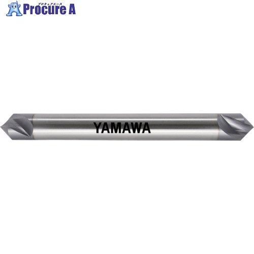 ヤマワ ロングシャンクコーティングポイントドリル PE-90° PE-QL V L100 12X3.5X90° PE-QL-V-L100-12X3.5 1本 ▼816-8762  ●MA515