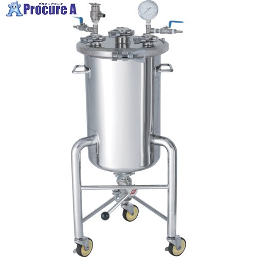 MONOVATE SUSヘ置き目公々然たる加圧容器 脚付 加圧社会的単位 50L PCN-F-L-50-UT 1個 ■▼866-6764 ※車上乗り合い船