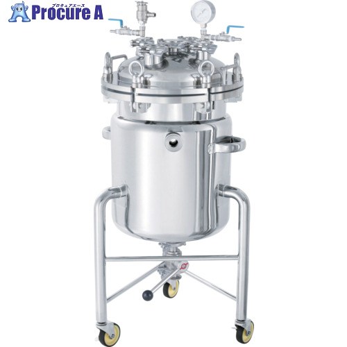 MONOVATE SUSジャケット型フランジオープン加圧容器 脚付 加圧ユニット 20L PCN-O-J-L-20-UT 1個 ■▼866-6802 ※車上渡し｜プロキュアエース