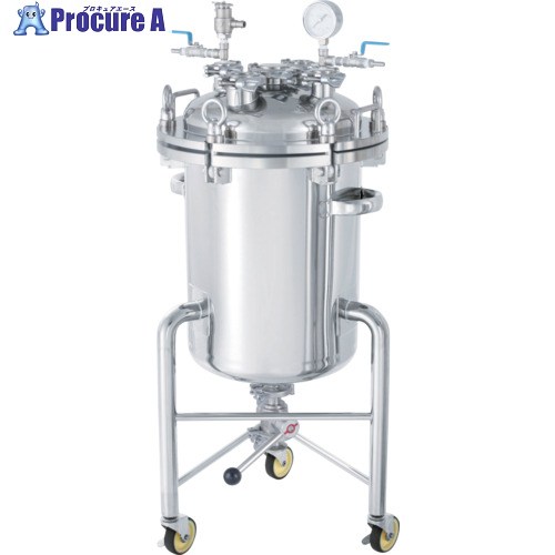 MONOVATE SUSフランジオープン加圧容器 脚付 加圧社会的単位 30L PCN-O-L-30-UT 1個 ■▼866-6811 ※車上乗り合い船