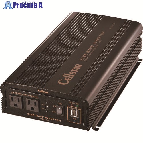 CELLSTAR 正弦波インバーター SI-1500/24V 1台 ■▼223-8744 【送料都度見積】｜プロキュアエース