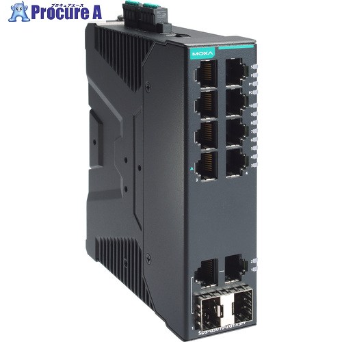 MOXA 実業用フルギガビットスマートイーサネットスイッチ10界面(RJ-45×8、ジャズバンド界面×2) SDS-G3010-2GTXSFP 1個 ■▼698-3476 【貨物輸送都度積もり書き】