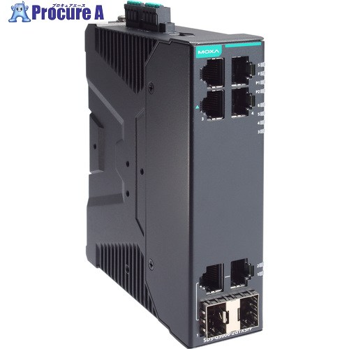 MOXA 加工用フルギガビットスマートイーサネットスイッチ6界面(RJ-45×4、ジャズバンド界面×2) SDS-G3006-2GTXSFP 1個 ■▼698-3489 【貨物輸送都度積もり書き】