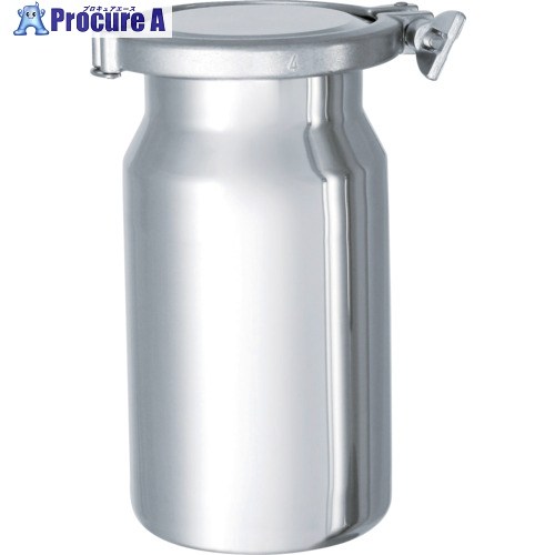 MONOVATE ステンレスヘルール式広口壜2L PSH-12 2L 1個 ■▼814-7185